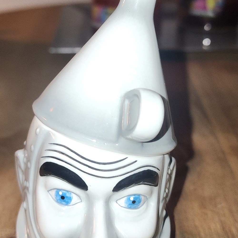Enesco White and Black Ceramic Mug